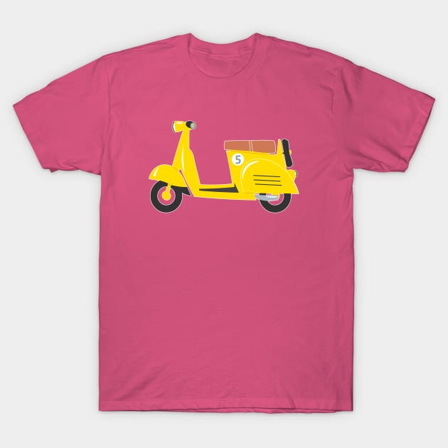 Yellow scooter T-Shirt by Hayh0